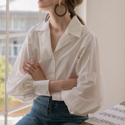 white shirt blouse ladies